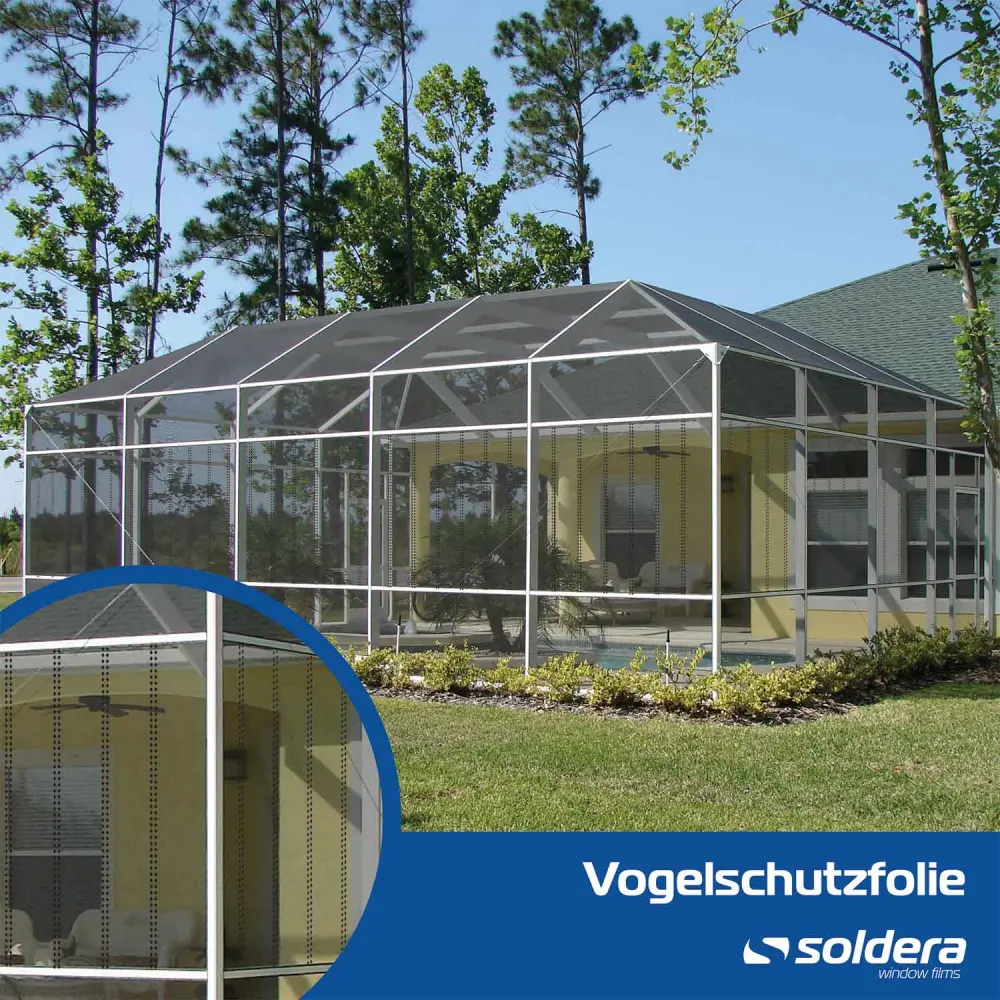 Vogelschutzfolie, Raute
