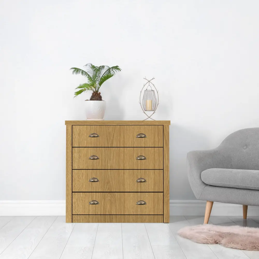 Holzdekor „Caramel Eiche“ – Klebefolie in Holzoptik