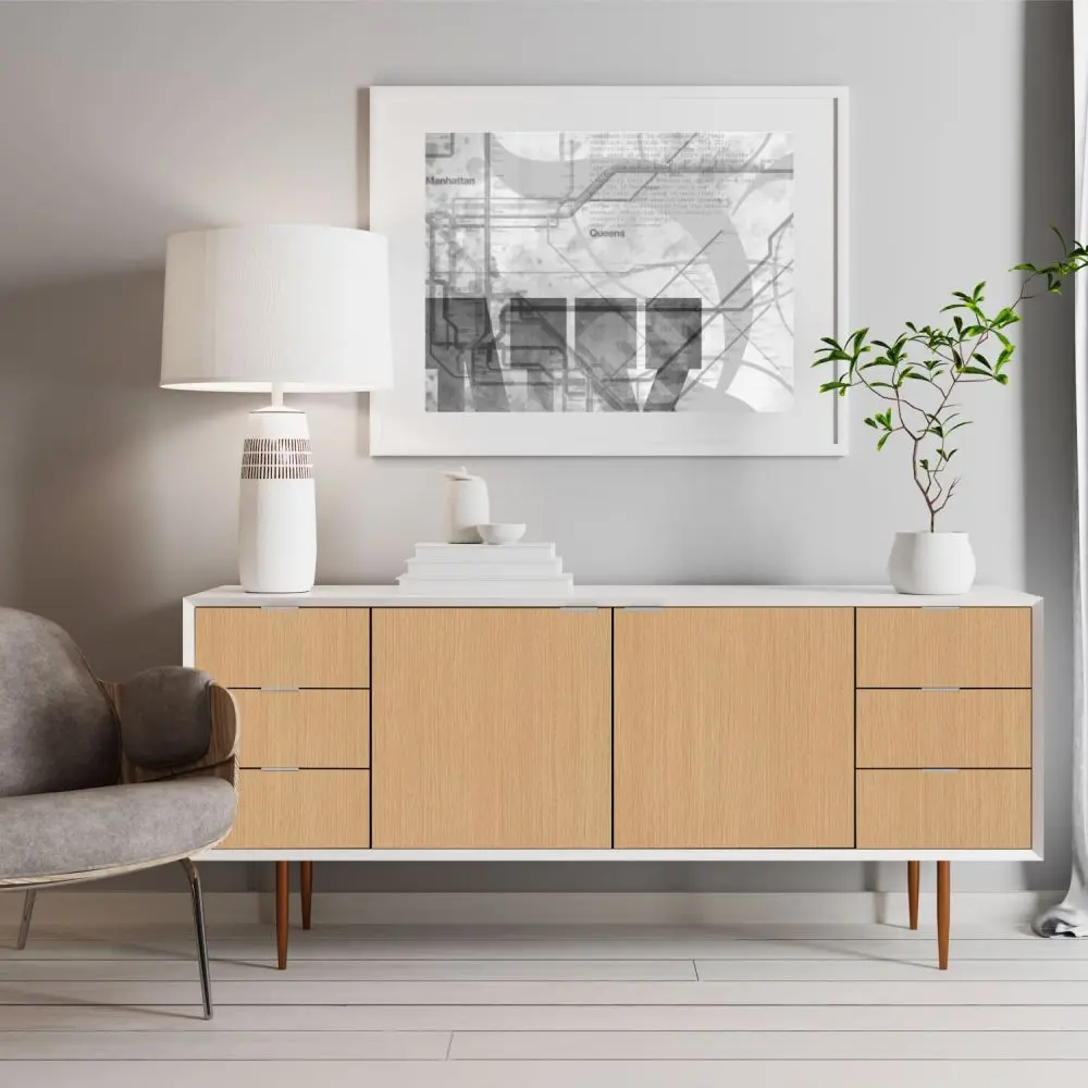 Kiefer „Line beige pine“ – Klebefolie in Holzoptik