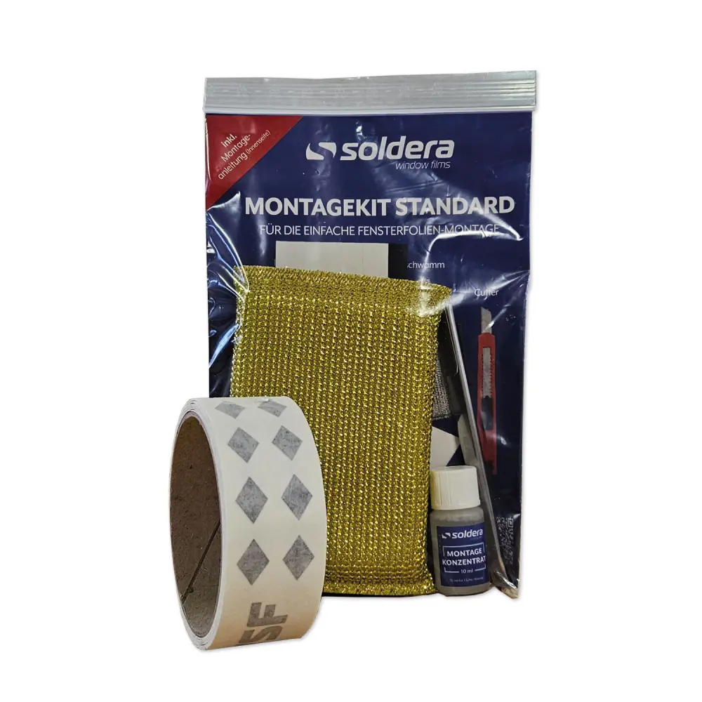 Vogelschutzfolie Set - Kreise - 1 Rolle + Montage Kit