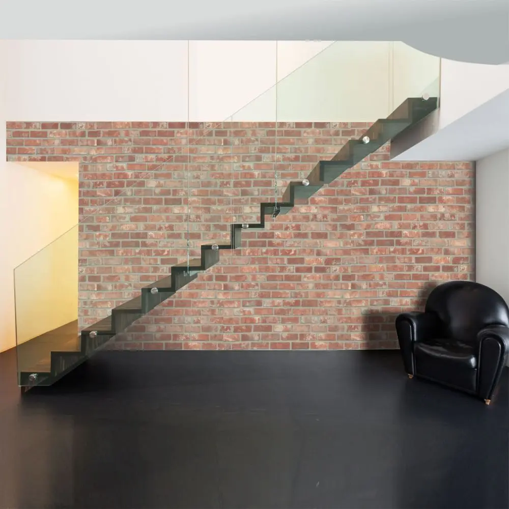 Ziegel „Red Brick“ – Klebefolie in Ziegeloptik