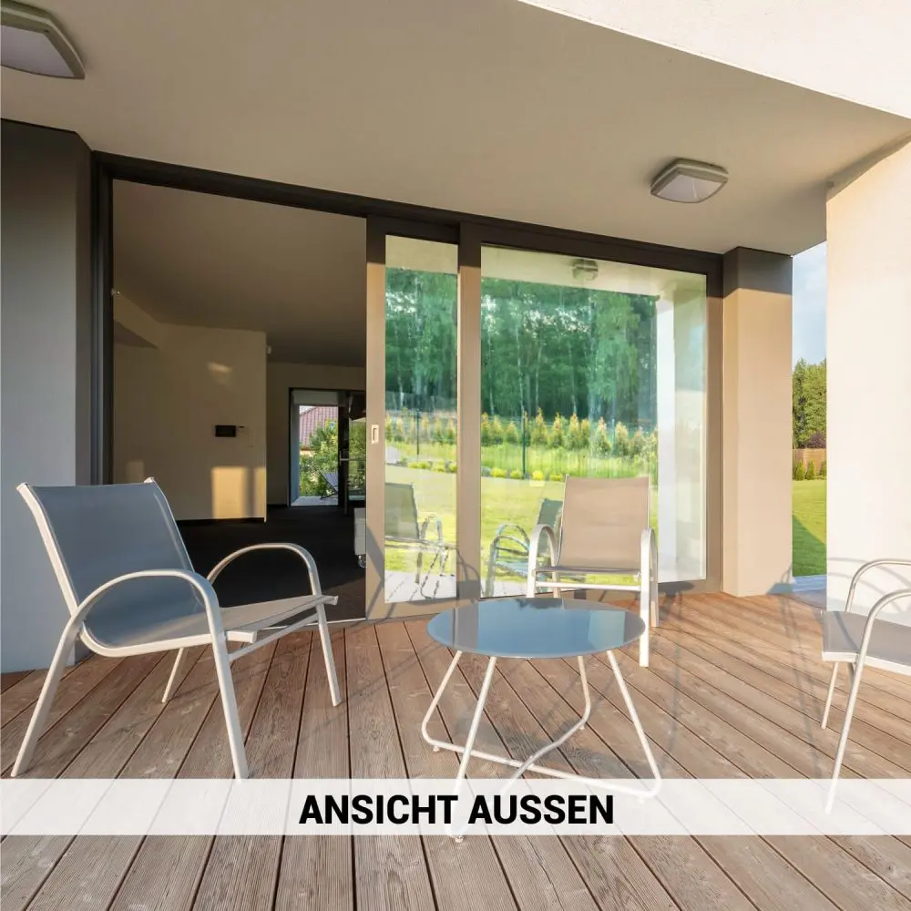 Sonnenschutzfolie außen SOL-20XP Premium silber dunkel