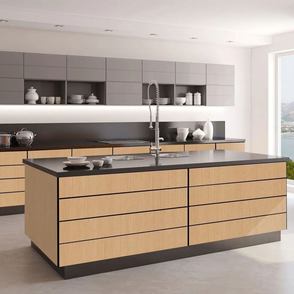 Kiefer „Line beige pine“ – Klebefolie in Holzoptik