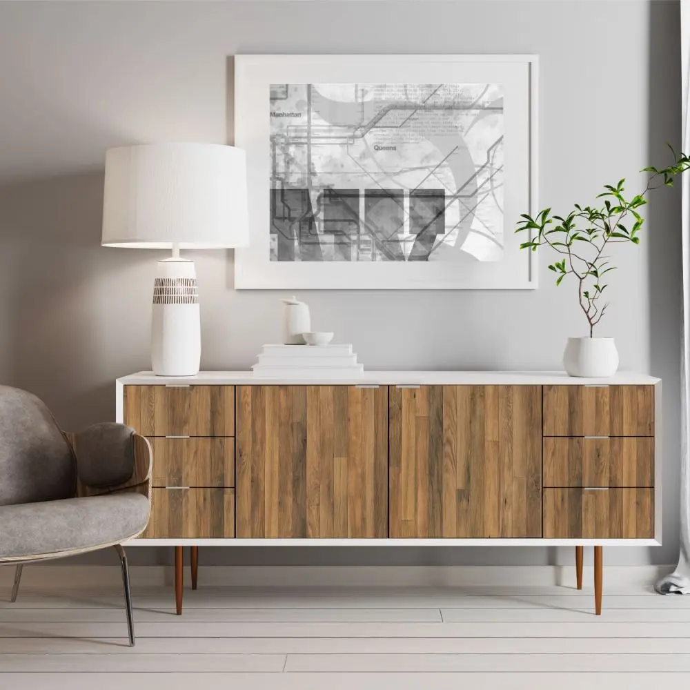Holzdekor „Hardwood Panel“ – Klebefolie in Holzoptik