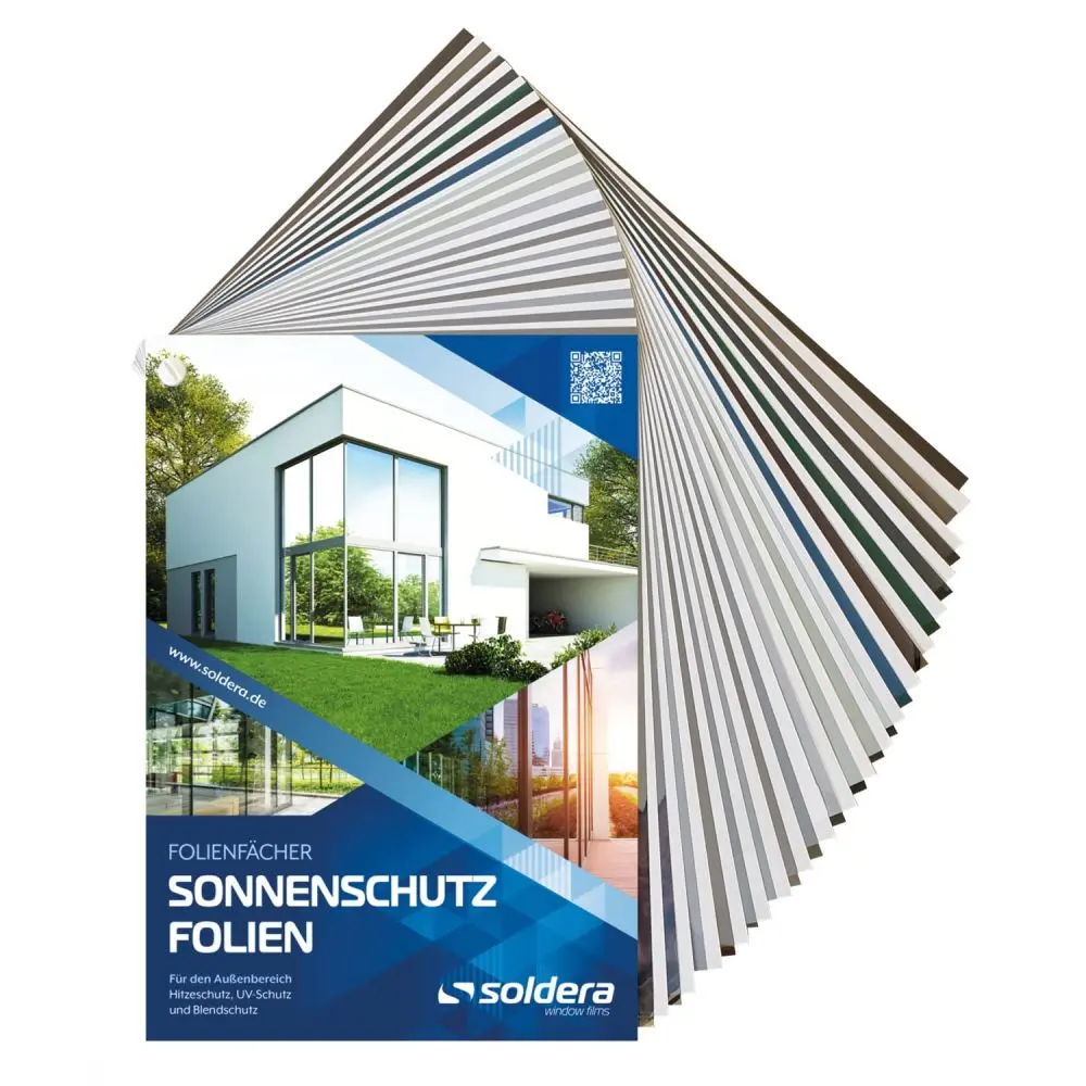 Musterfächer Sonnenschutzfolie außen
